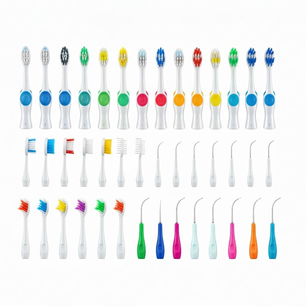 Included accessories and replacement heads